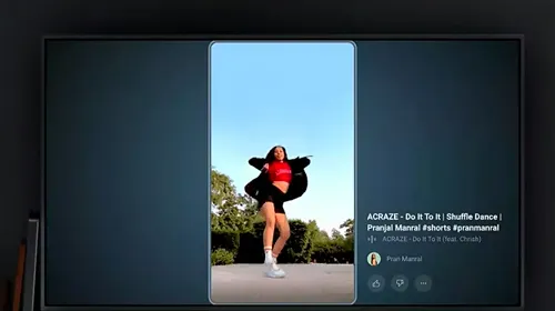 YouTube Shorts Connected TV