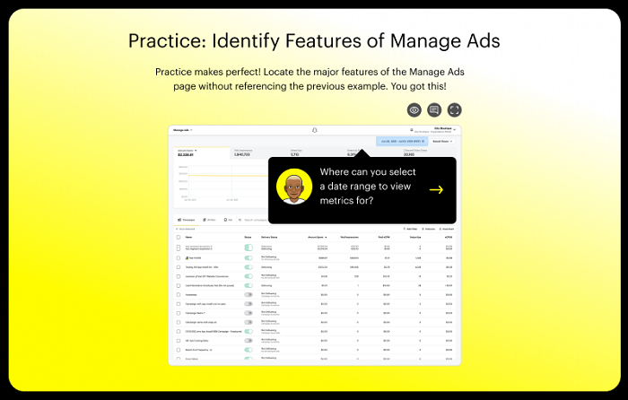 Snapchat ads course