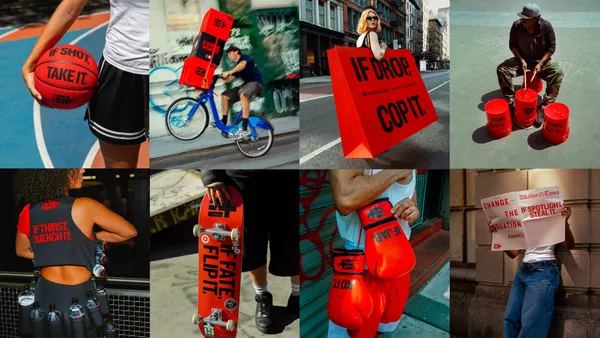 Various activations as part of an Essentia Water campaign