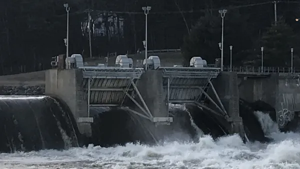 Brookfield Renewable 16-MW Brunswick Hydroelectric Project on the Androscoggin River in Brunswick and Topsham, Maine.