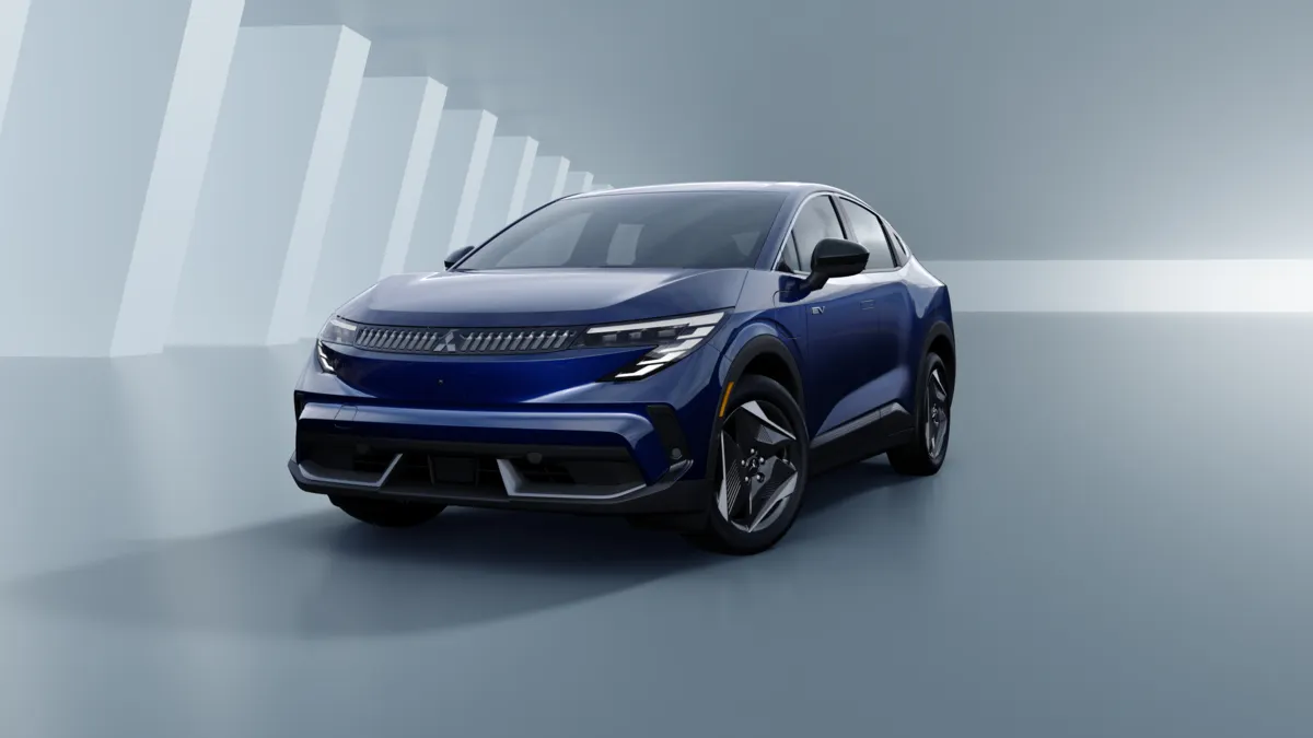2027 Mitsubishi Eclipse Sportback EV, from the front angle