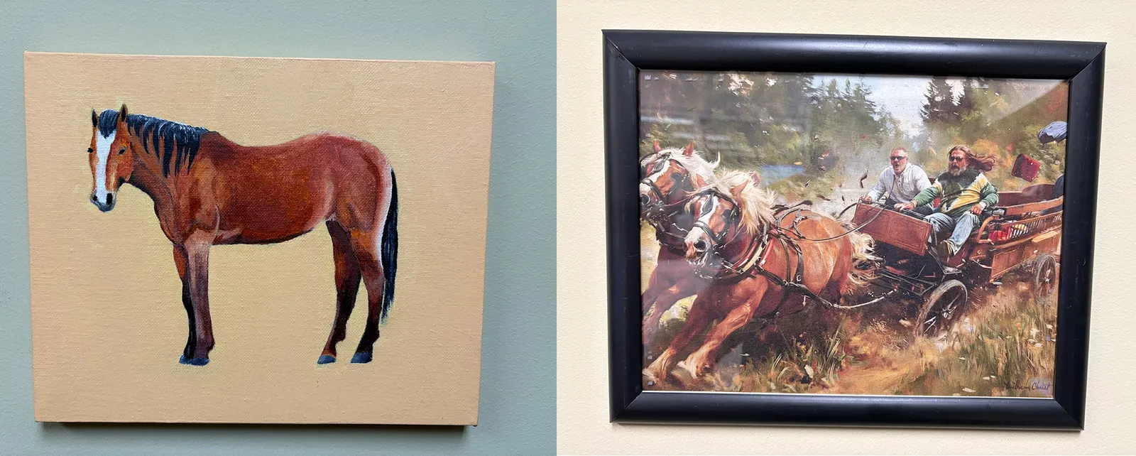 Brian Krogol, CFO, Standard Premium horse painting