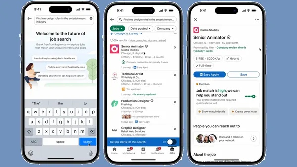 LinkedIn AI job search