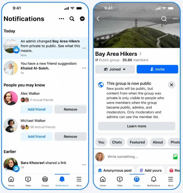 Facebook groups privacy
