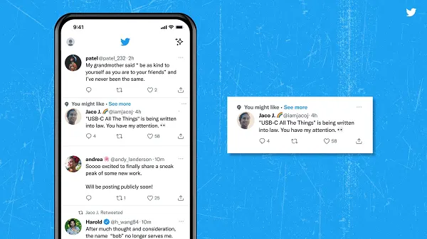 Twitter recommendations