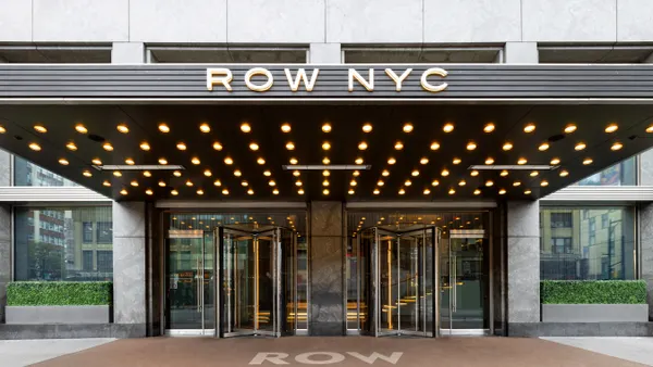 Exterior of a hotel in New York City called Row NYC