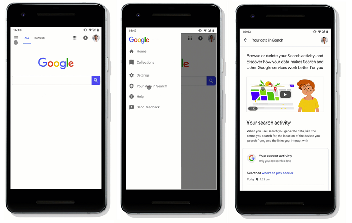 Google search tracking