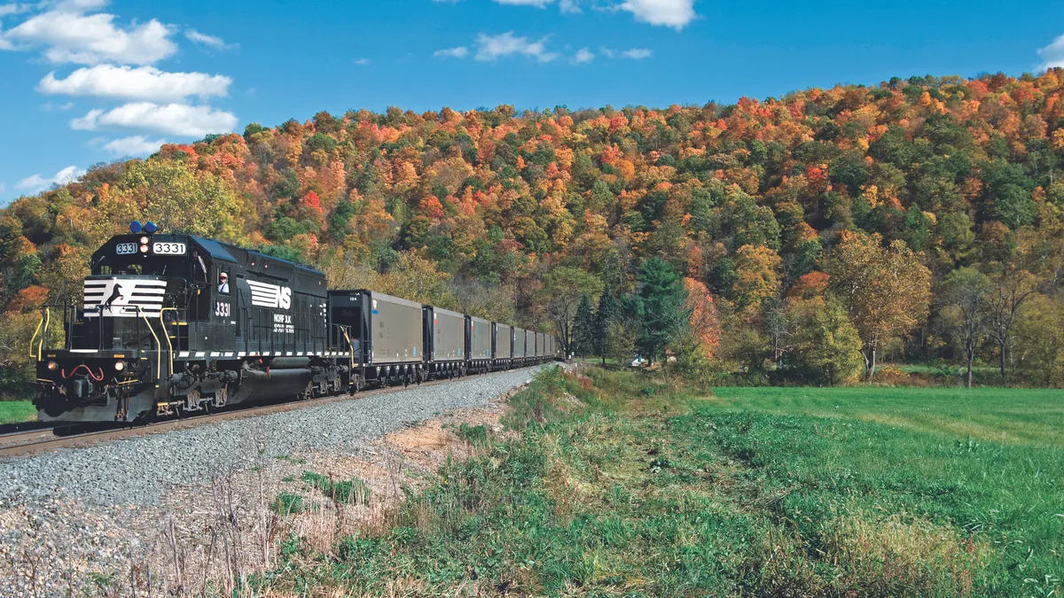 Norfolk Southern coal train fall ohio