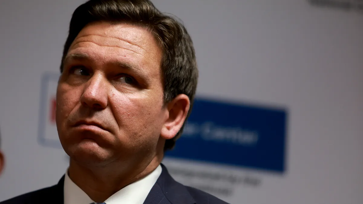 Republican Governor Ron DeSantis