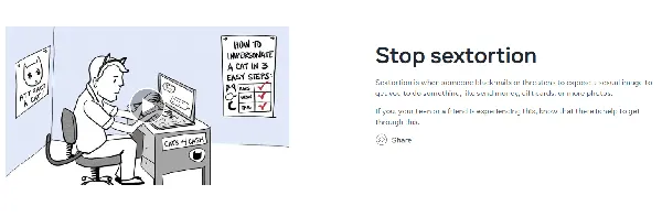 Meta sextortion resources