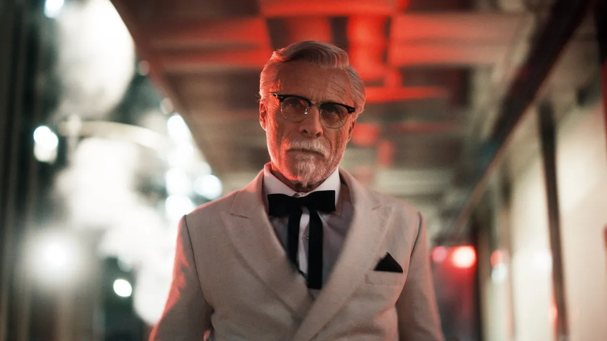 Colonel Sanders in a new KFC ad