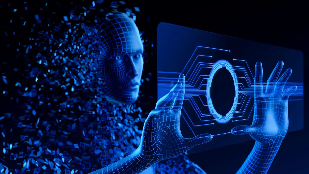 AI agent touch screen.