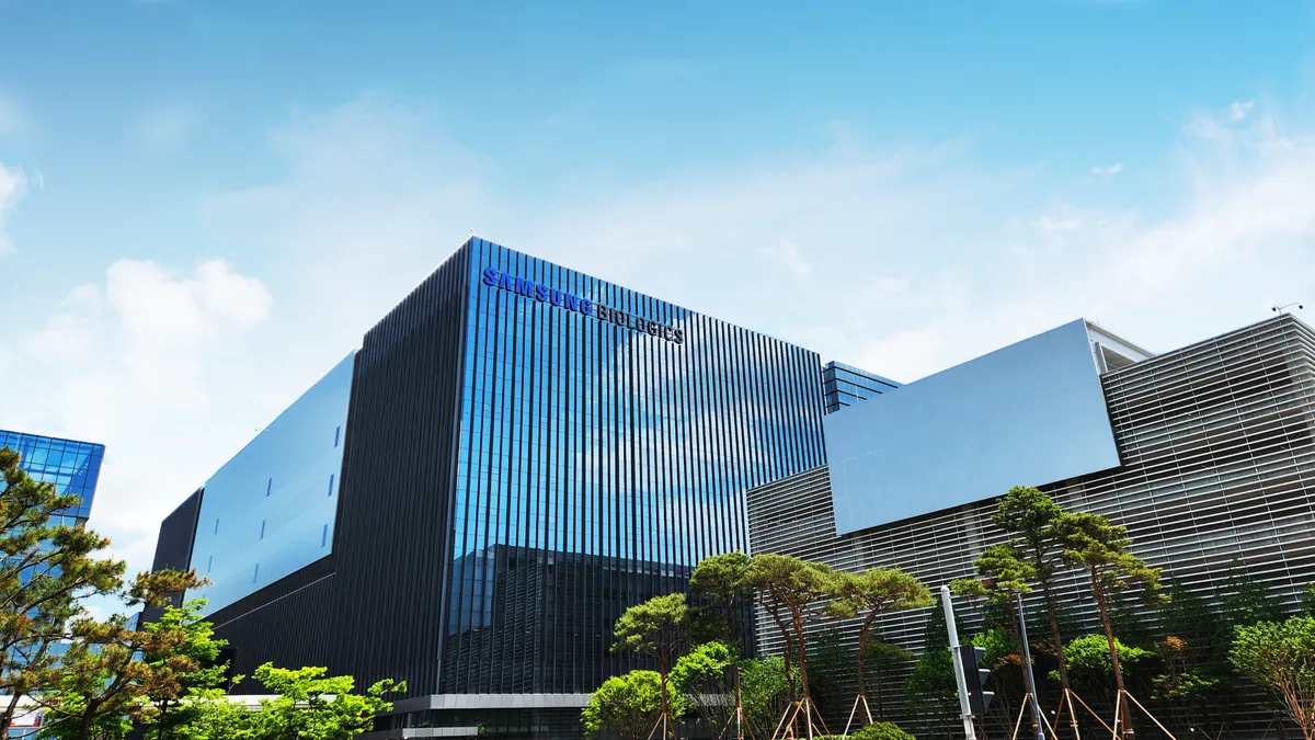 Contract drug manufacturer Samsung Biologics' fourth plant in Songdo, South Korea.