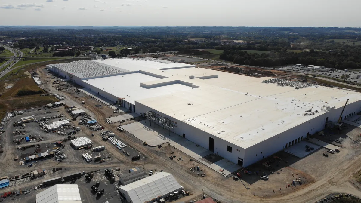 Ultium Cells manufacturing facility in Tennessee.