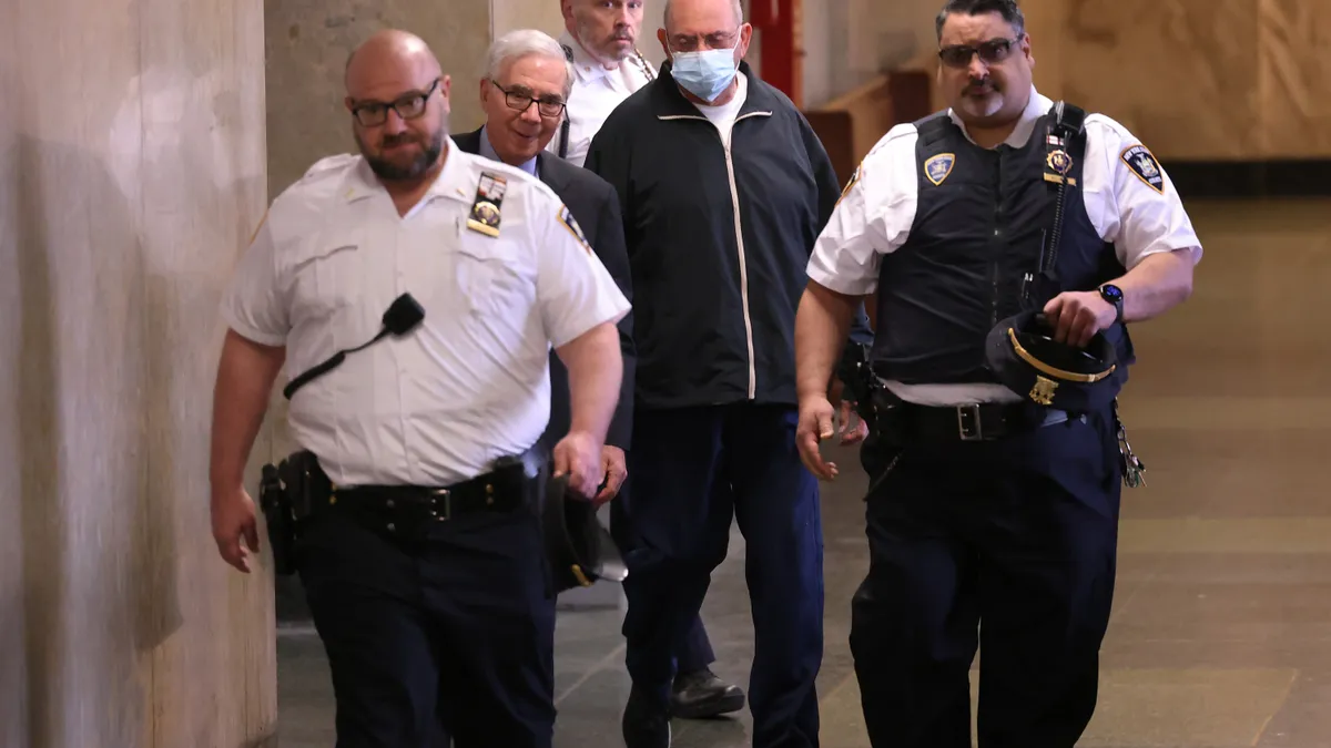 Ex-Trump CFO Allen Weisselberg arrives for sentencing at an NY court.