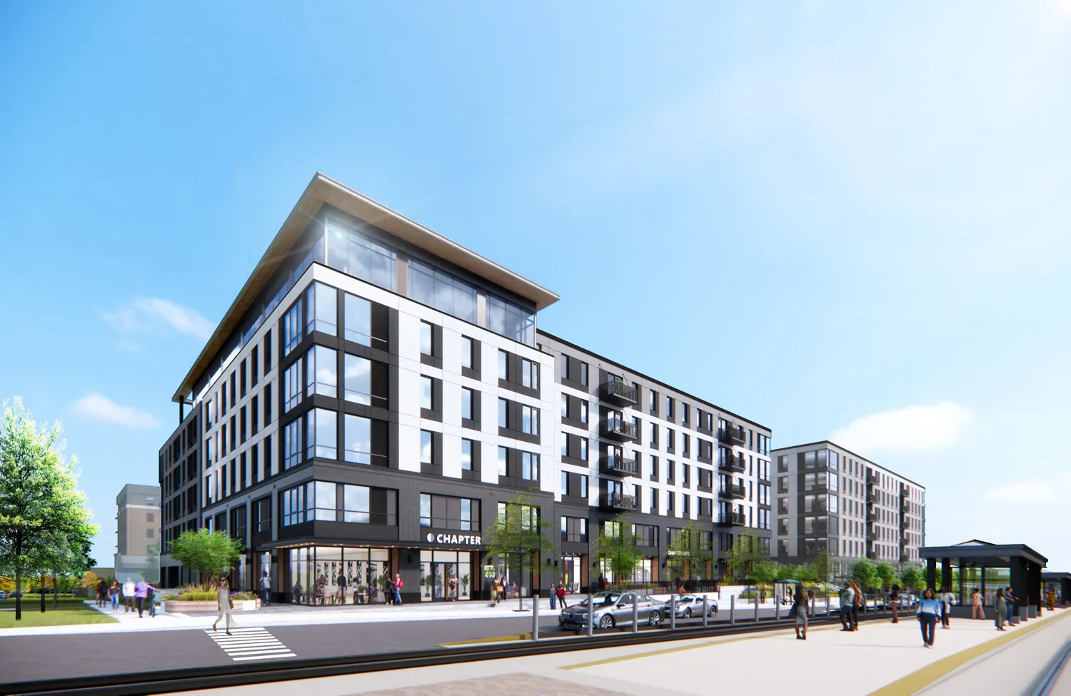 Rendering of student housing in Salt Lake City, Utah.