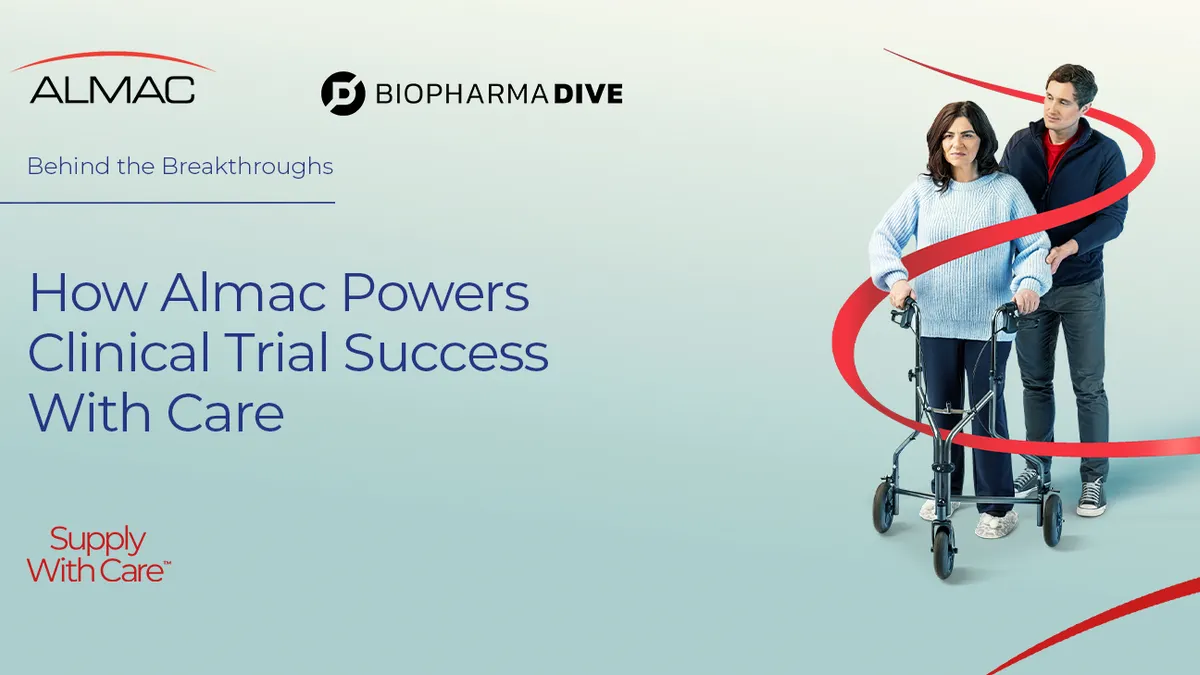 Behind the Breakthroughs: How Almac Powers Clinical Trial Success With Care – A partnership with BioPharma Dive, highlighting Almac’s commitment to patient-centric clinical trial support.