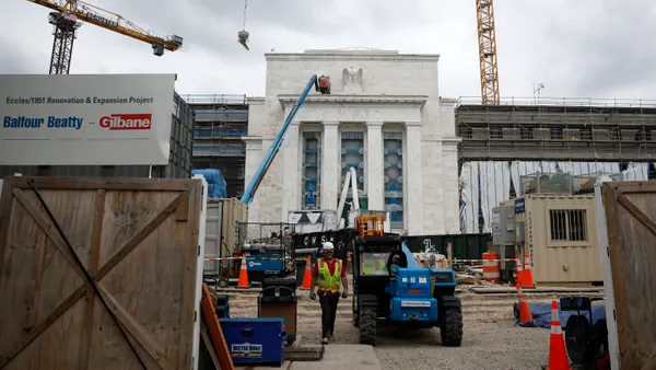 Construction continues on the Marriner S. Eccles Federal Reserve Board Building