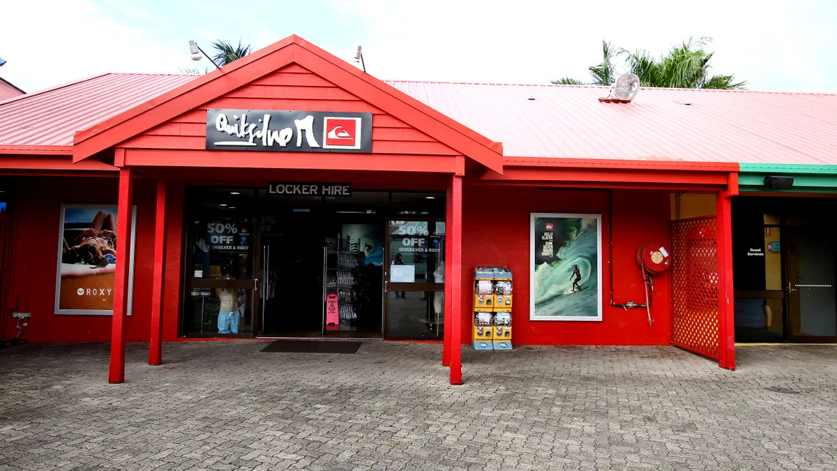 Quiksilver shop in Australia