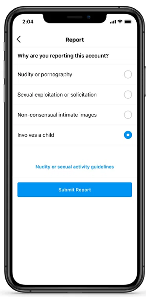 Facebook child exploitation warning