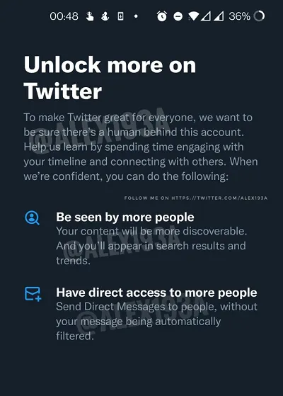 Twitter human test