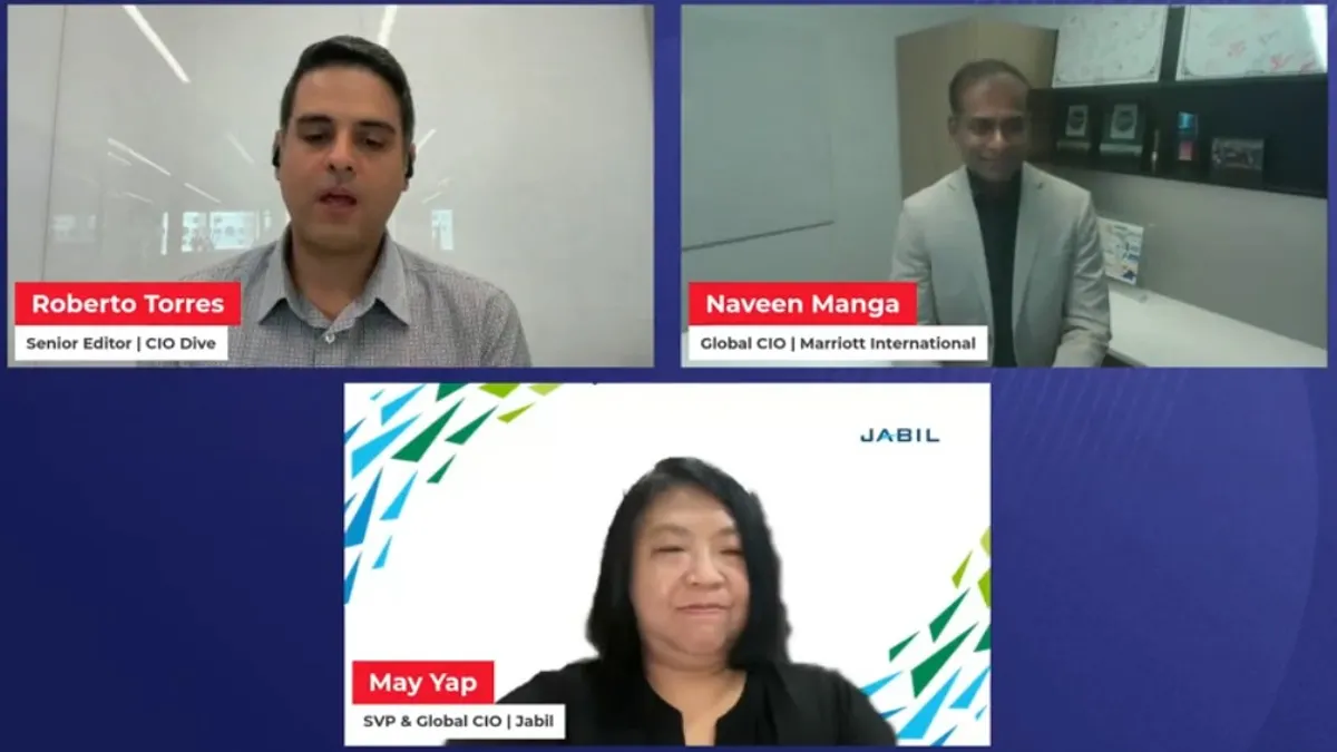 A CIO Dive virtual event on May 6, 2026, explored how AI is reshaping the enterprise.