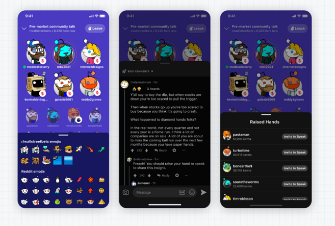 Reddit Talk update