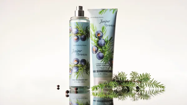 Juniper Breeze products from Bath & Body Works.