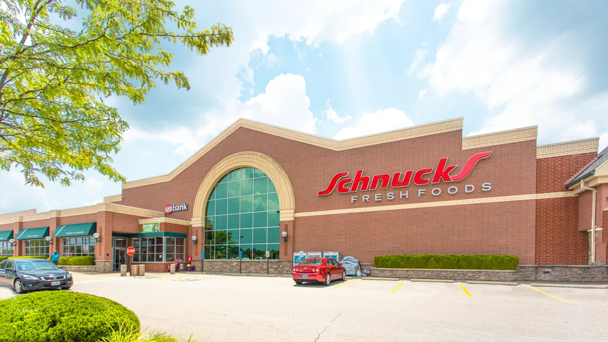 Exterior of a grocery store.