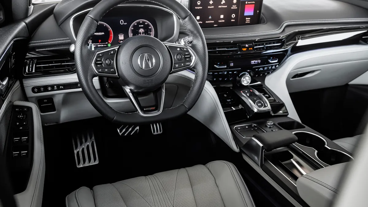 2023 Acura MDX Type S infotainment system.