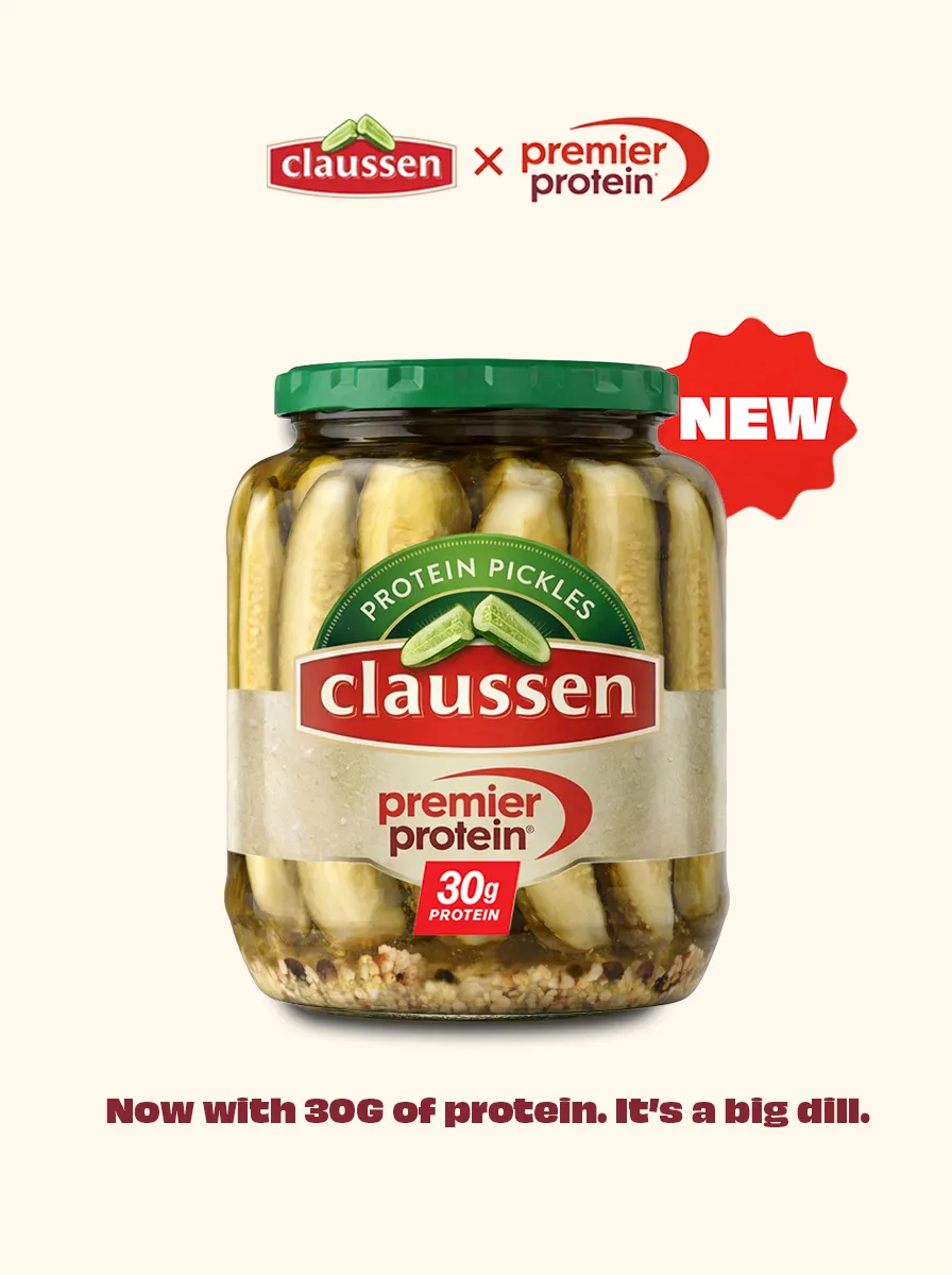 Claussen and Premier's Protein pickles