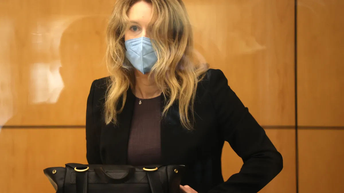 Elizabeth Holmes Theranos Trial Continues In California