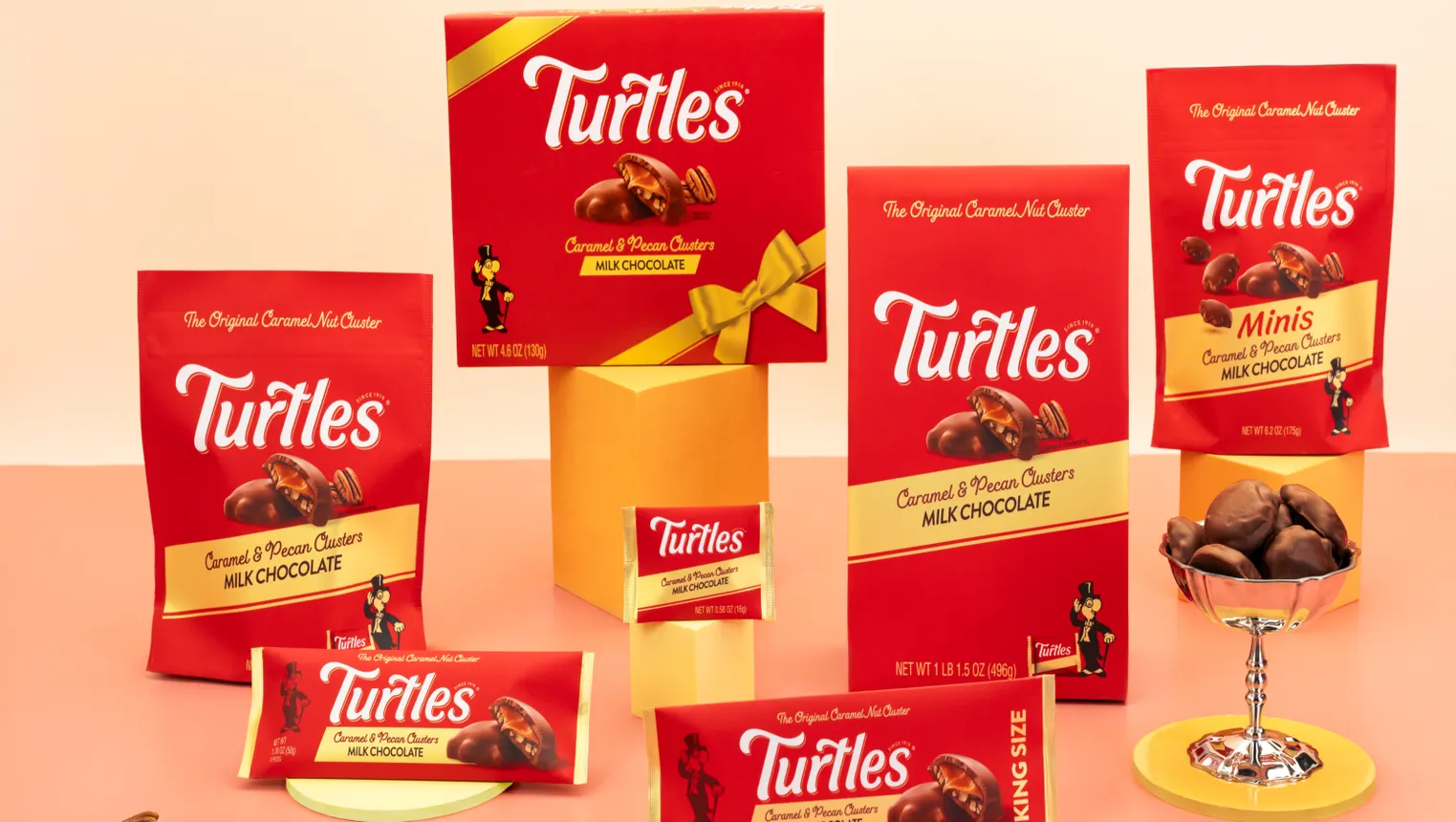 Packages of Turtles candy