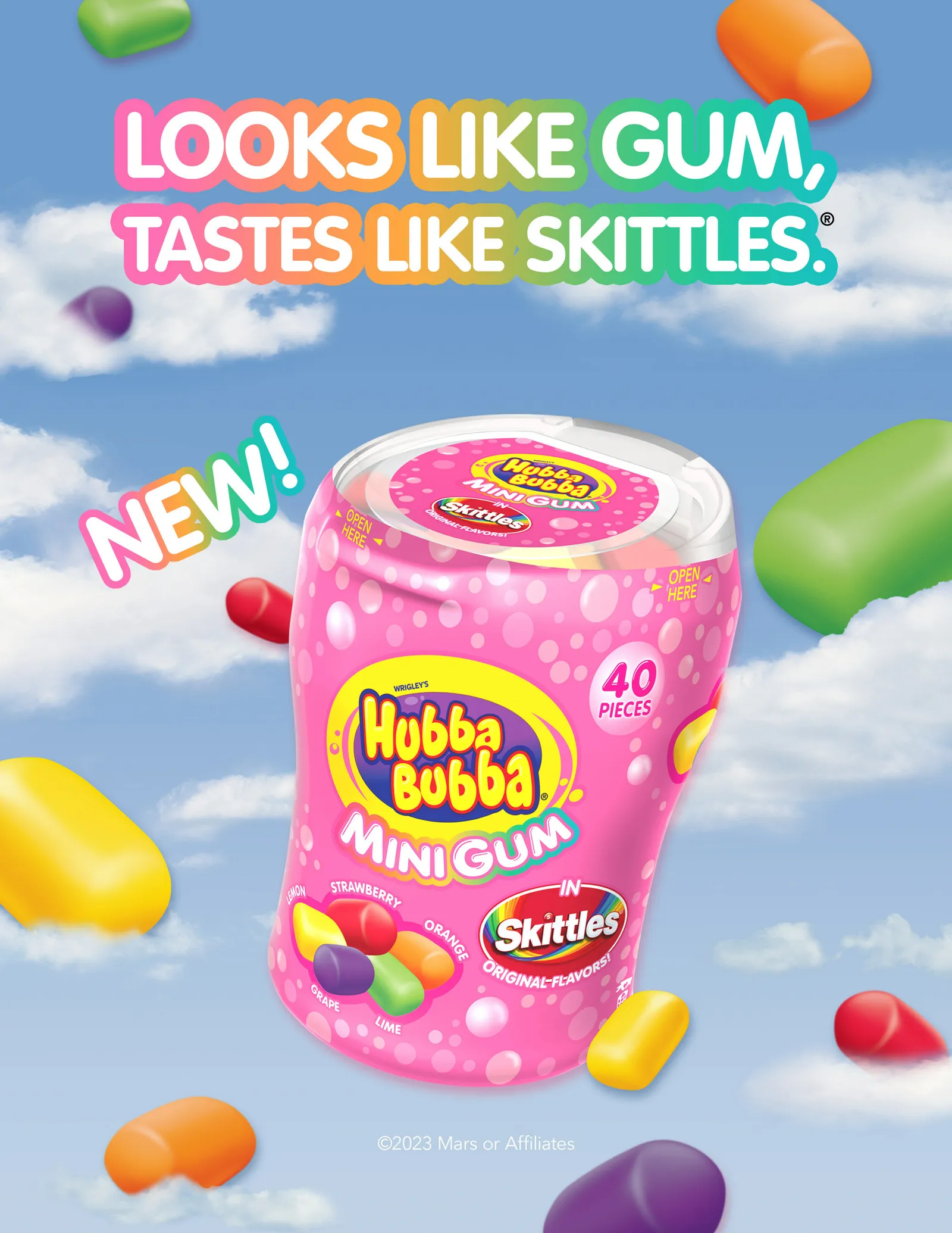 Hubba Bubba Skittles