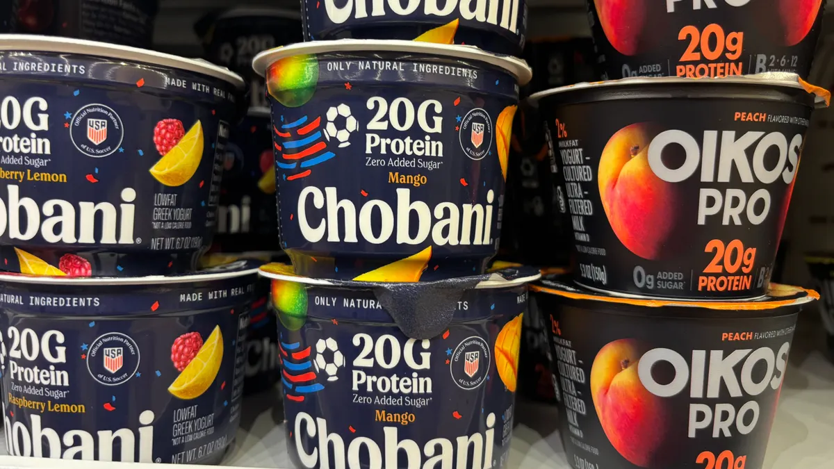 Yogurt in a Virginia grocery store