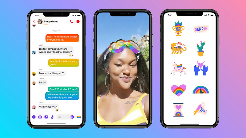 Facebook Pride features
