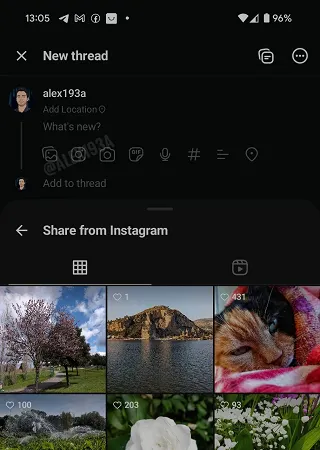 Threads Instagram connect