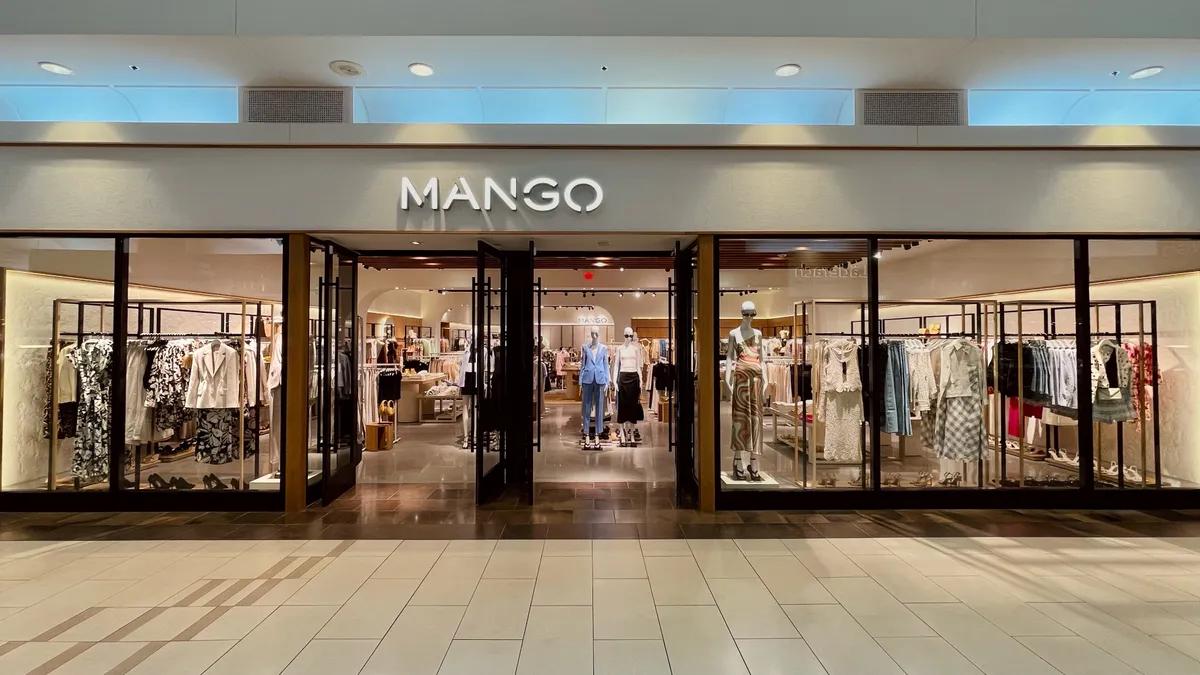 A Mango storefront.