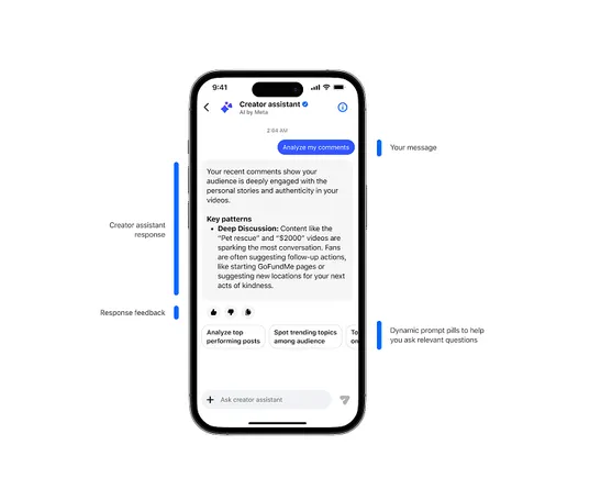 Meta launches creator assistant chatbot