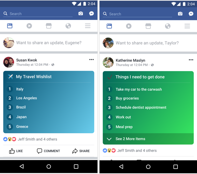 Facebook's Adding a New 'Lists' Option to Help Boost Engagement | Social Media Today