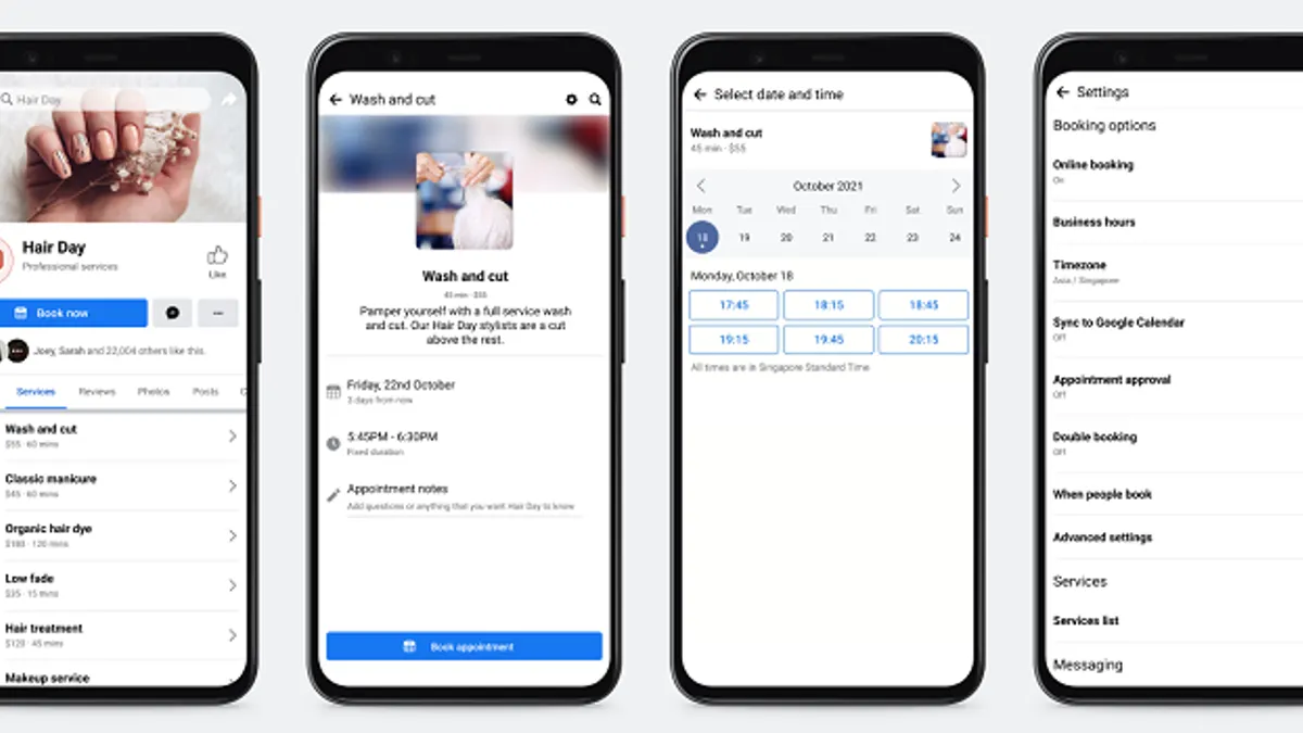 Facebook SMB appoinments