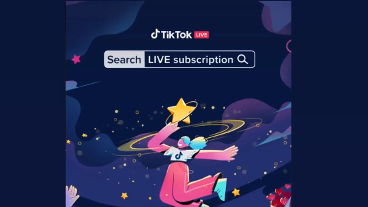 TikTok LIVE subscriptions