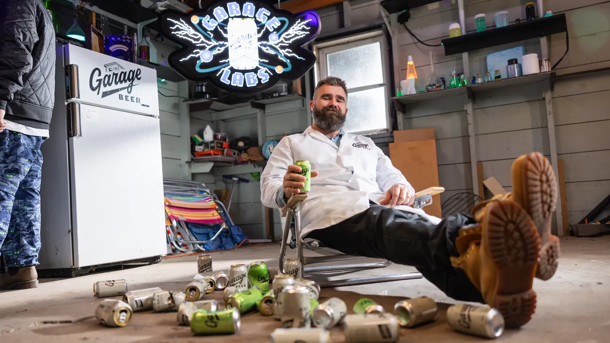 Jason Kelce for Garage Beer