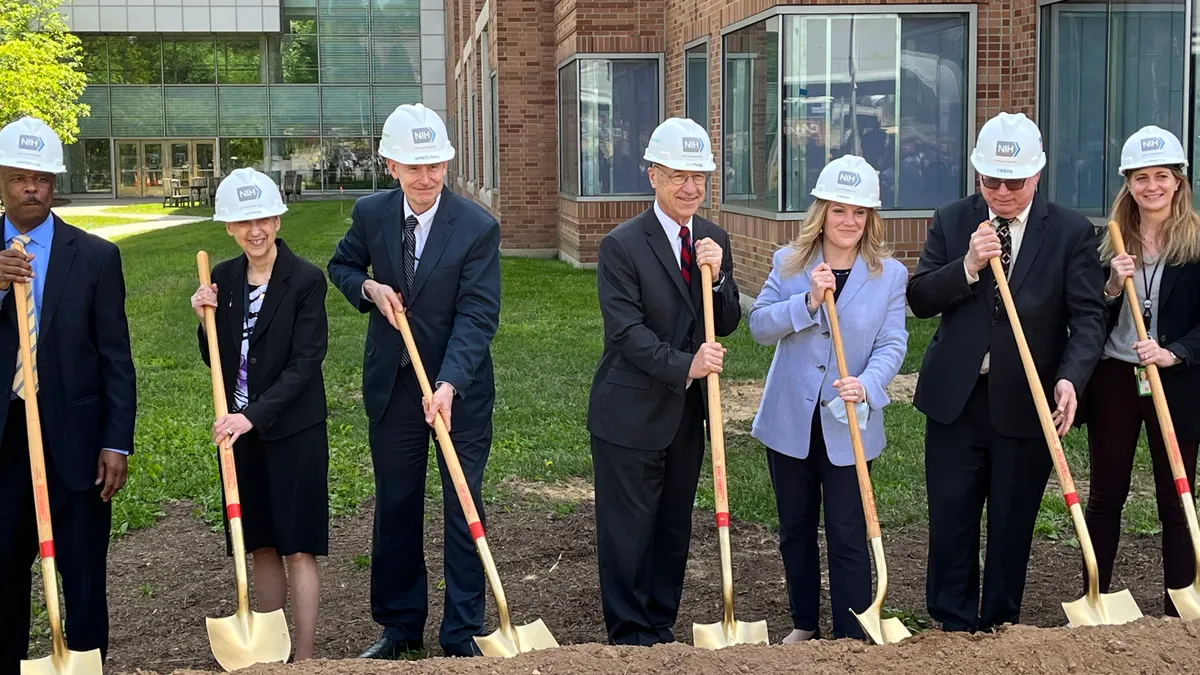 Hensel Phelps broke ground on the NIH Clinical Research Center addition