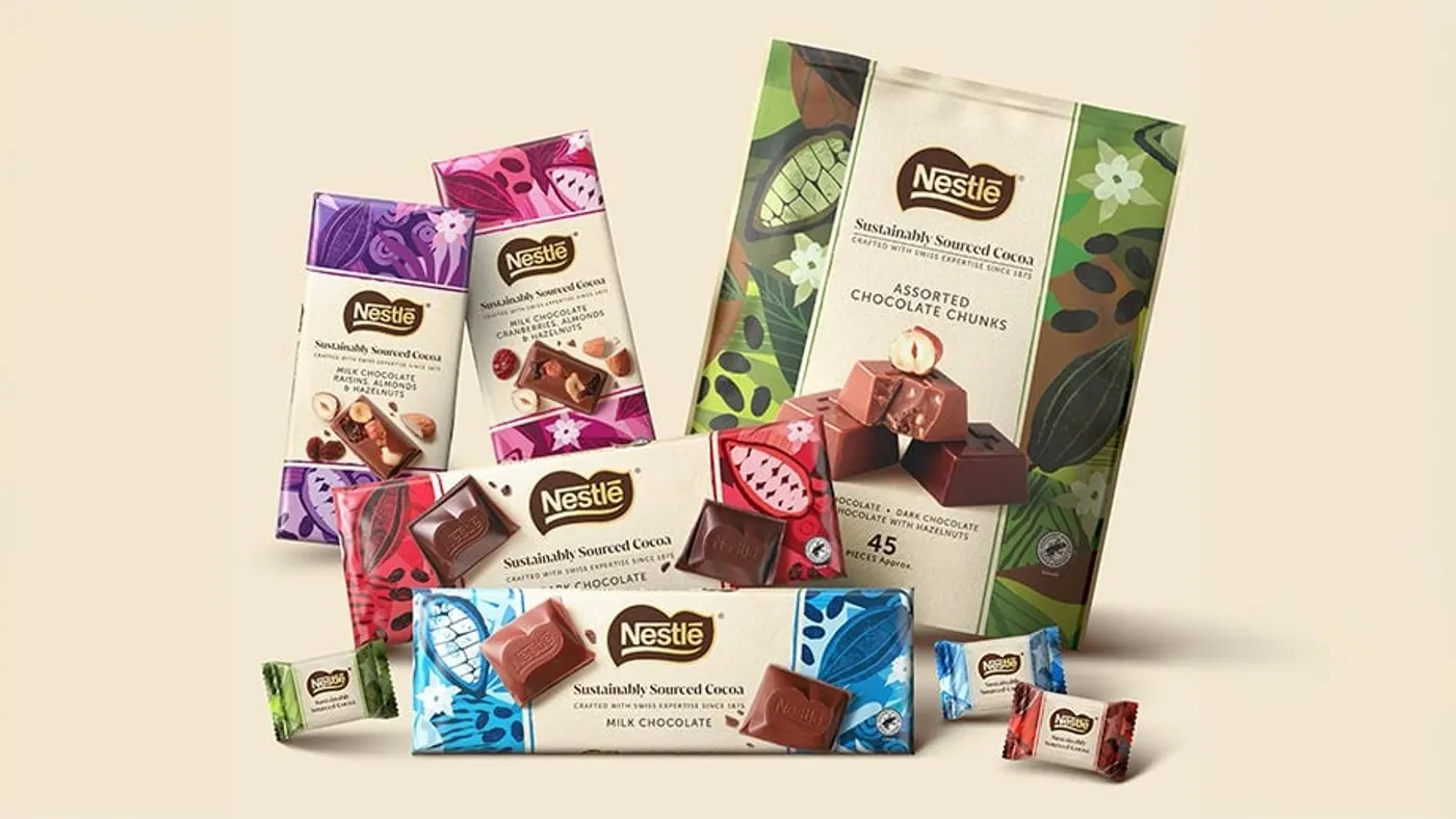 Nestlé's new Sustainably Sourced chocolate brand.