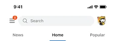 Reddit feed UI