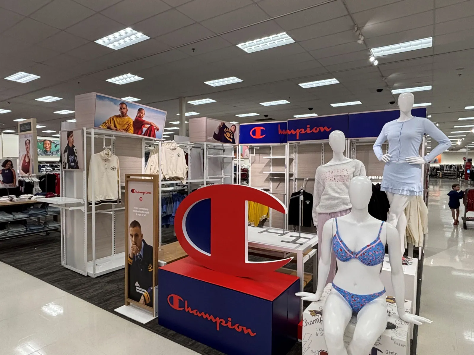 A Target store&#x27;s Champion display in Virginia, which also featured Wild Fable apparel.