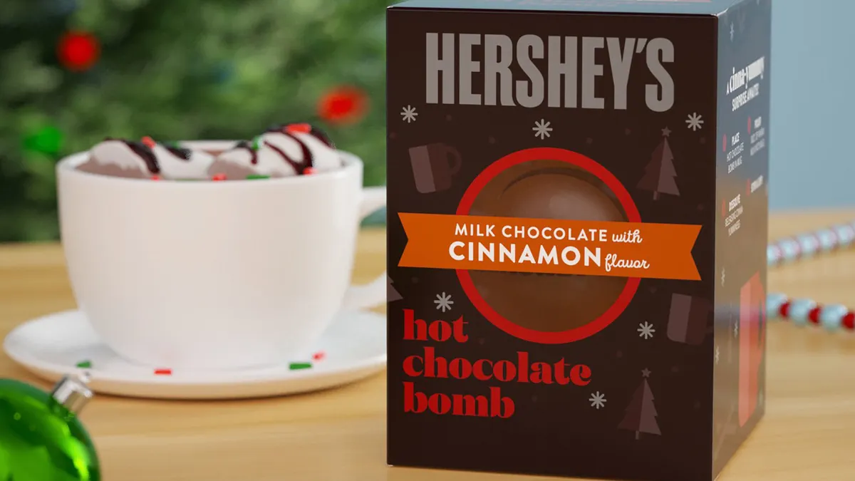 Hershey's hot chocolate bomb
