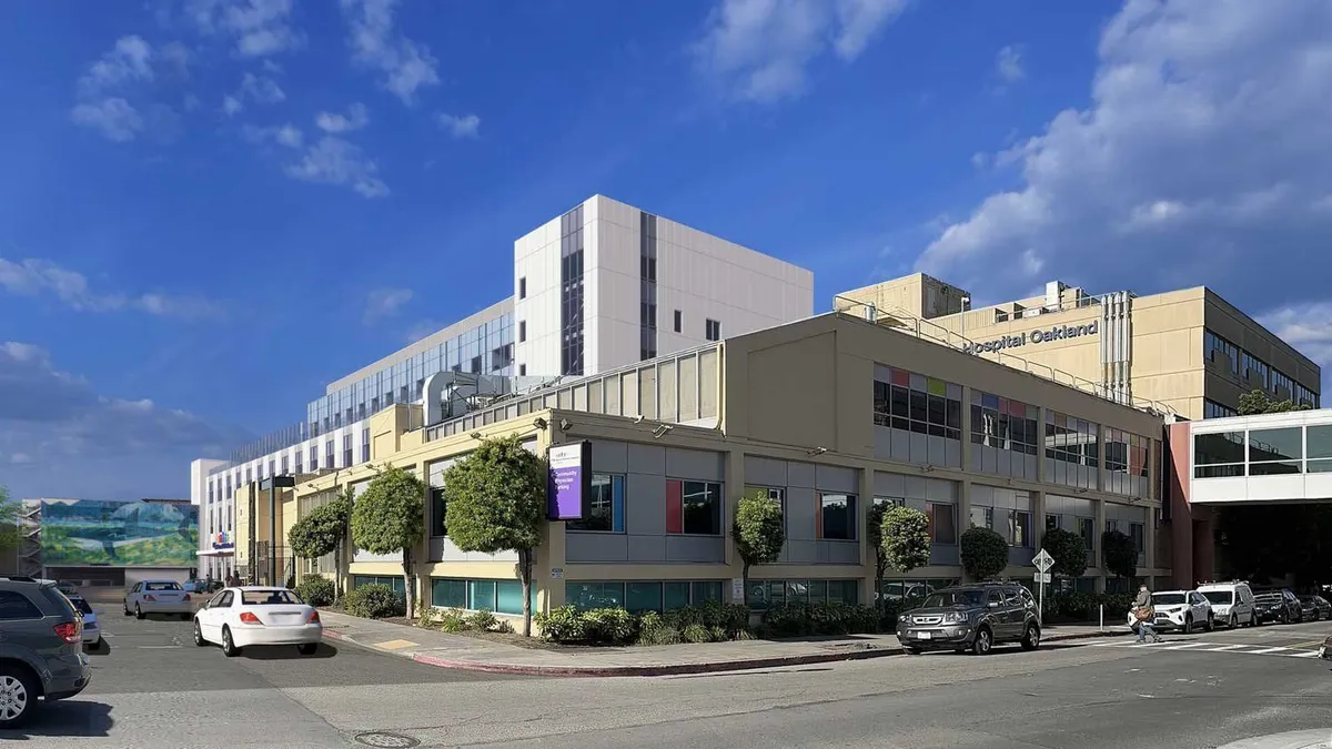 Rendering of the $325 million UCSF Children’s Hospital renovation in Oakland, California.