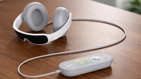 Cognito Therapeutics' device to treat Alzheimer's disease is shown on a table.